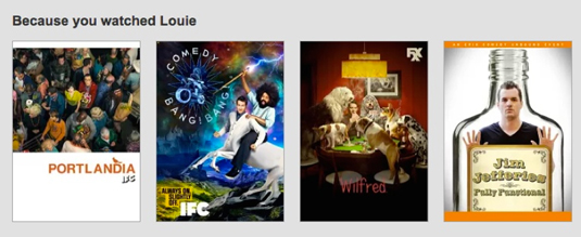 Netflix Related Content widget